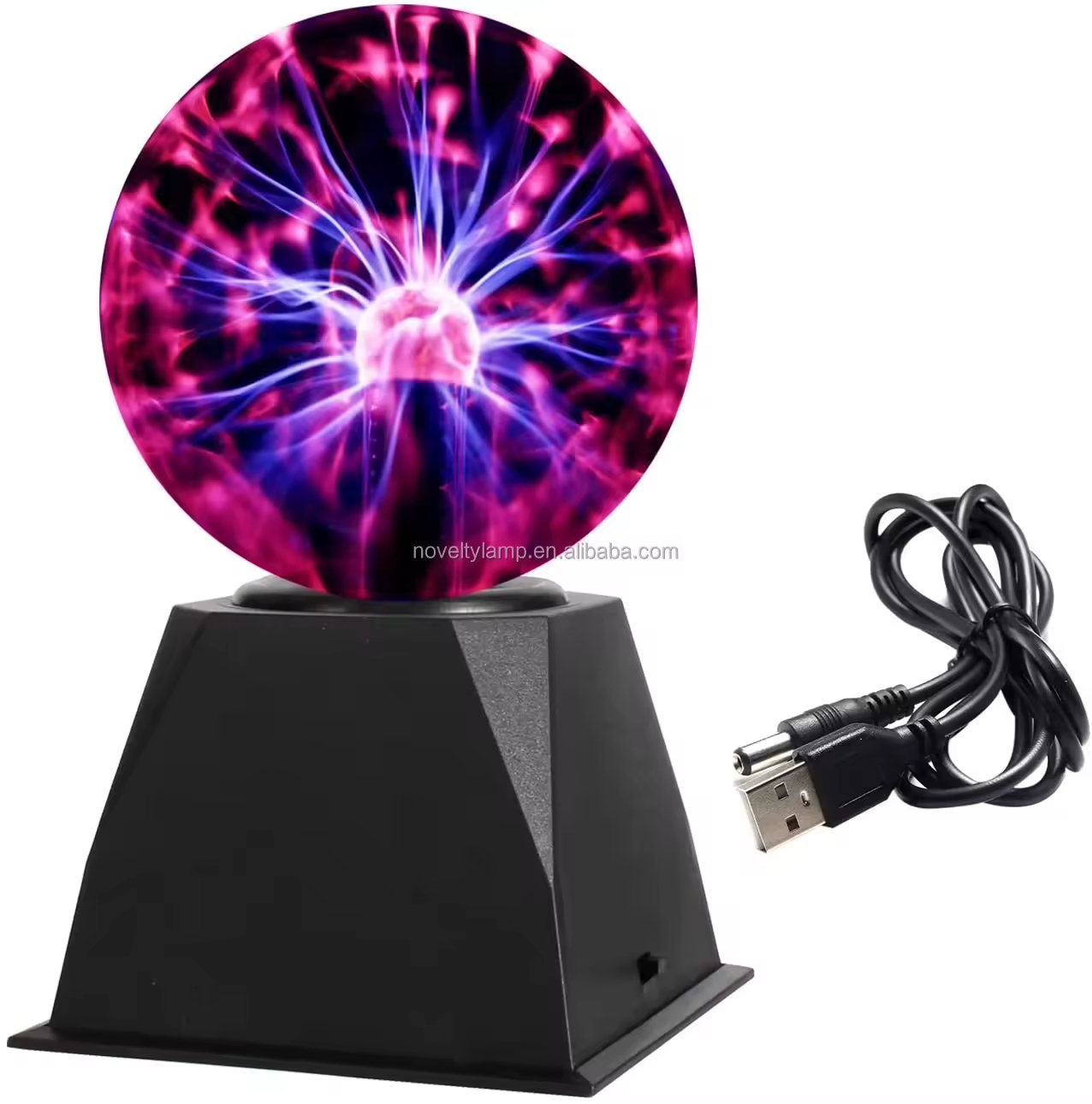Big visual wow! This large plasma ball delivers stunning glowing trails—touch-responsive, perfect for man caves & science fans.